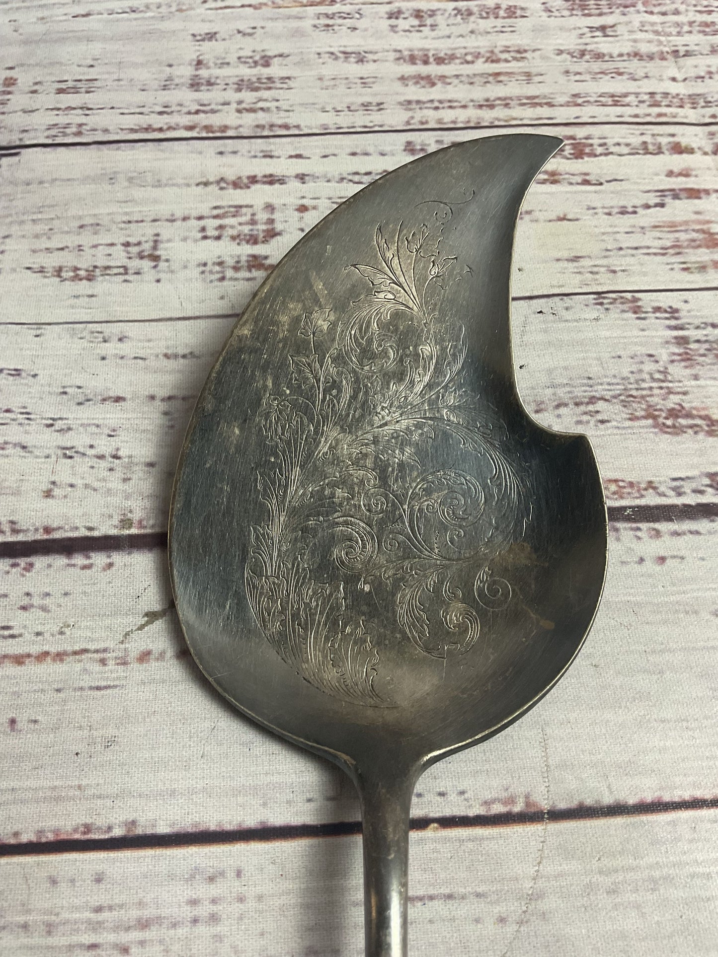 1886 Pat Hamilton Silverplated Baroque Serving Spoon Piece