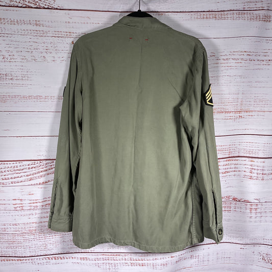 Etienne Marcel OG Olive Green Army Style Shirt Jacket - Size L
