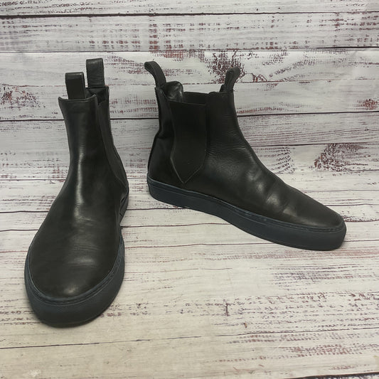 Uri Minkoff Black Leather Chelsea Boot Men Size 11