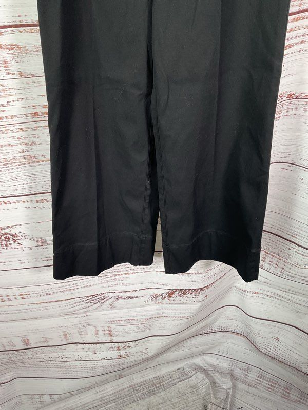 NEW Spanx Women's Supersmooth Stretch Twill Wide-Leg Black Pants Size XS