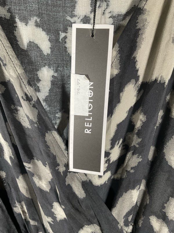 NWT Women's Religion Stage Jumpsuit Rebel Print Size XS / 8