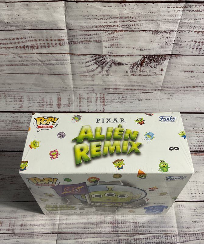NEW SEALED Funko Pop Tee Bundle Disney Pixar Alien Remix Size XL