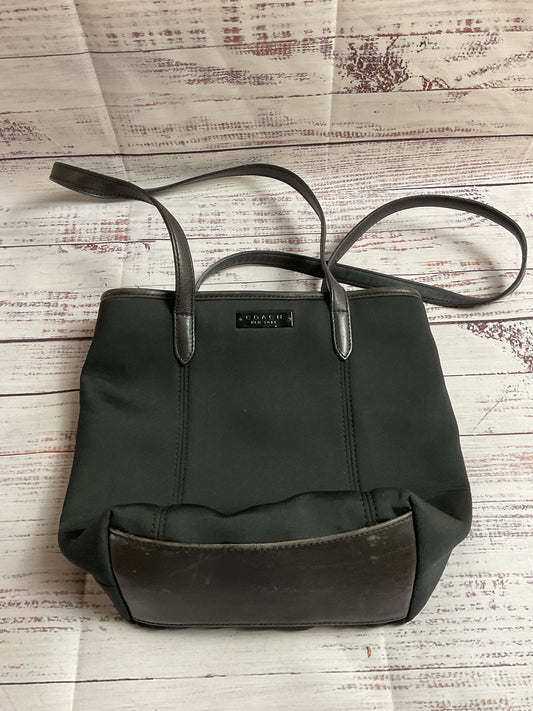 Coach Black Neoprene Tote