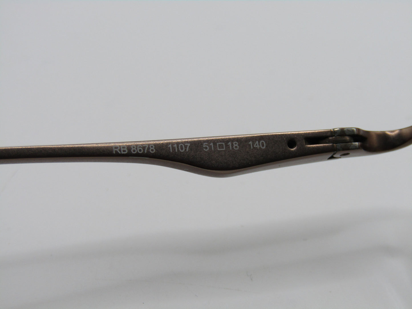 Ray-Ban RB8678 Half Rim Titanium Eyeglasses Frame