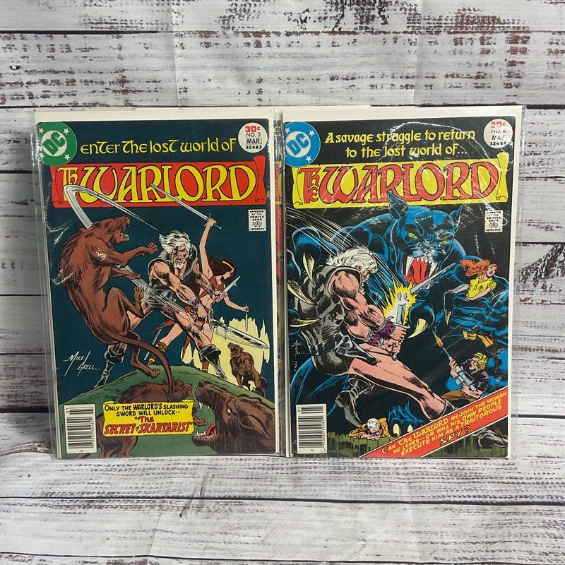 Lot Of 17 Vtg. The Warlord Dc Comics #1-66 Incomplete Ungraded Set