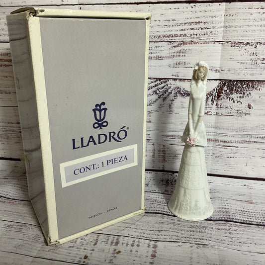VTG. LLADRO Bridal Bell Porcelain Figurine- 8.25"