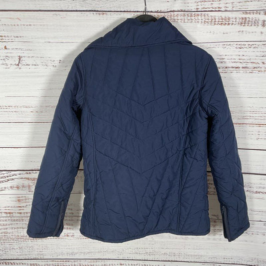 I. Spiewak & Sons Navy Quilted Moto Jacket Women's Size M
