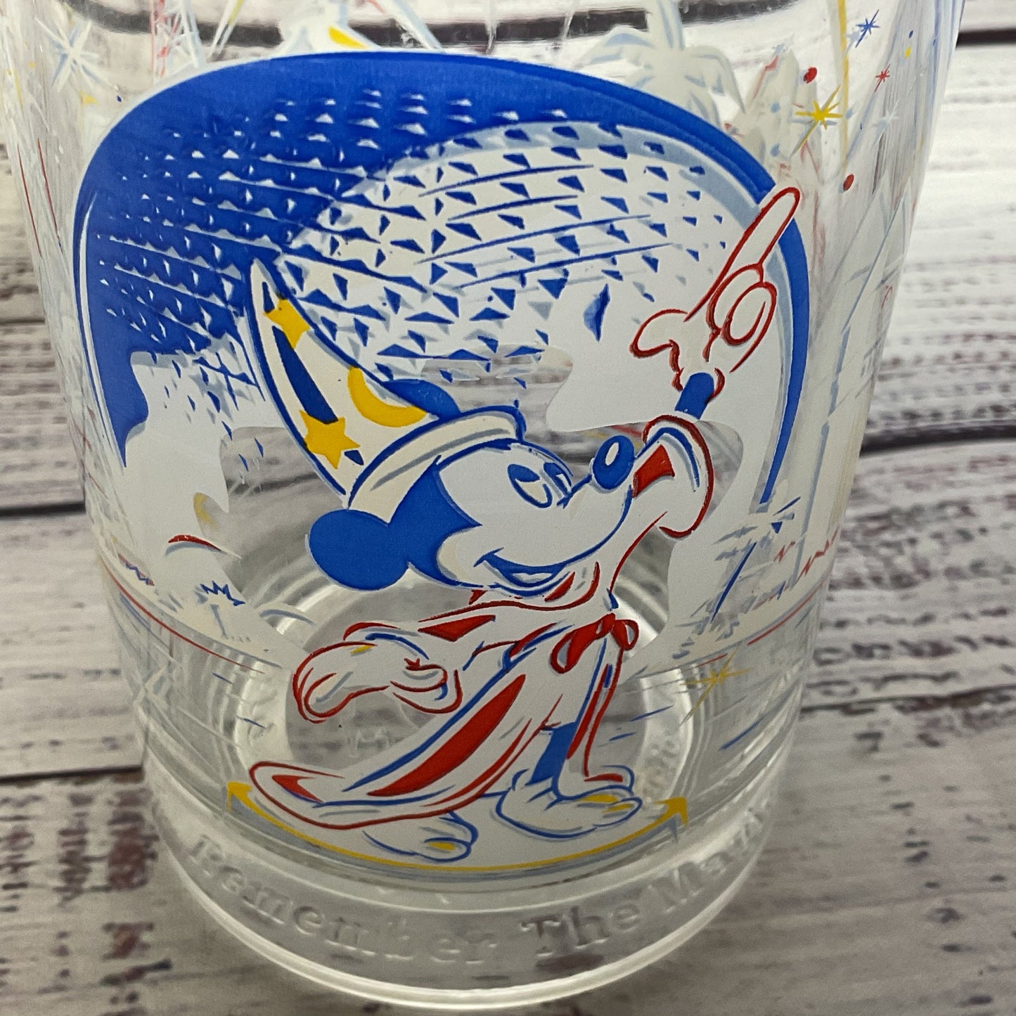 DISNEY 25th Anniversary Mickey Mouse "Remember The Magic" Tumbler Glass