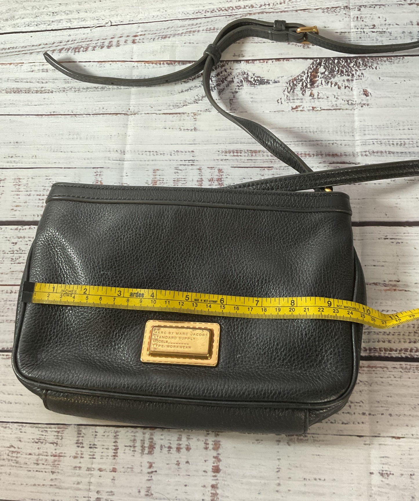 Marc by Marc Jacobs Black Leather Crossbody Shoulder Bag