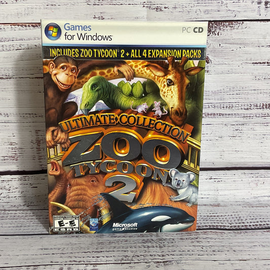 MICROSOFT Game Studios Ultimate Collection ZOO TYCOON 2 PC Windows Game
