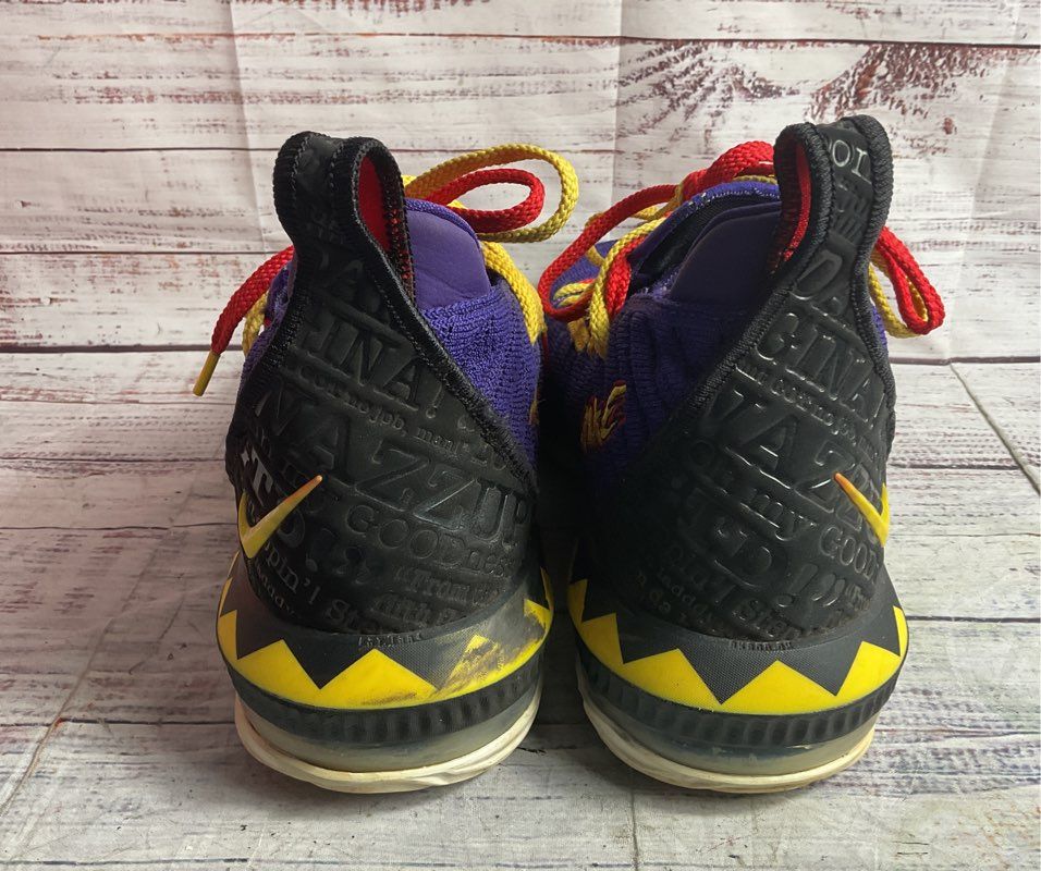 Nike LeBron 16 Martin Men's Sneakers Purple 11