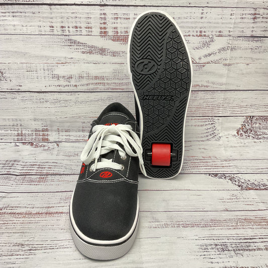 Heelys Black Red Heel Skate Wheel Sneaker Casual Shoe Men Size 7 New