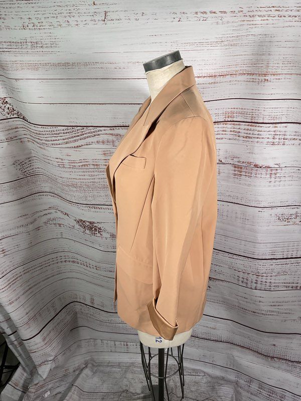 Camila Coelho Women's Blazer Jacket Polyester Brown Size S