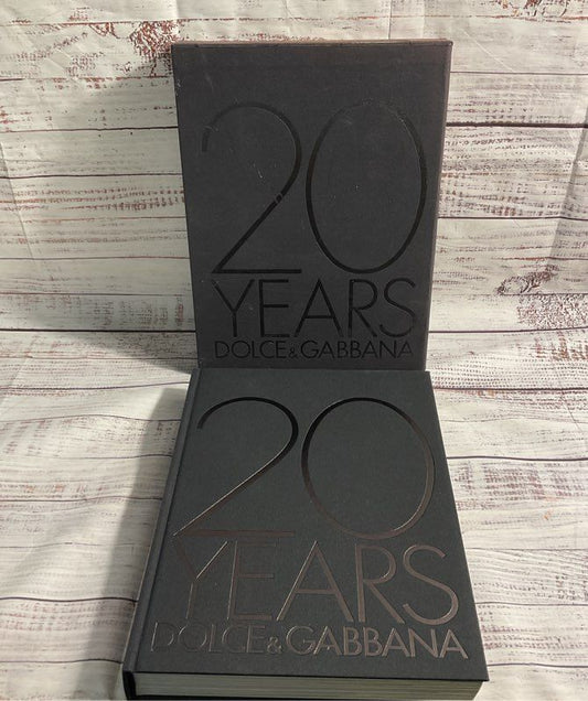 Dolce Gabbana 20 Years Photo Book Fashion Collectible 2005 Hardcover