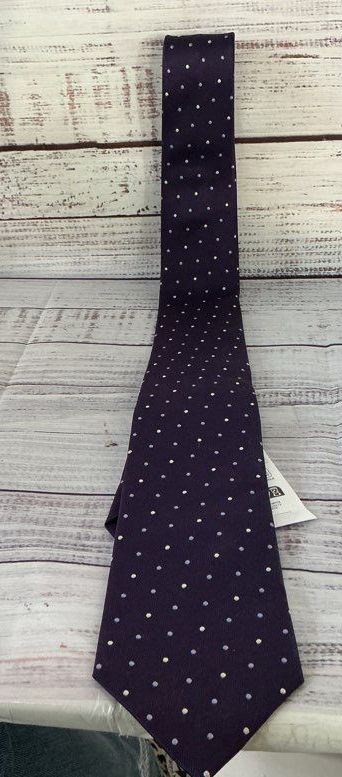 NWT Men's Paul Smith Purple Polka Dot Tie