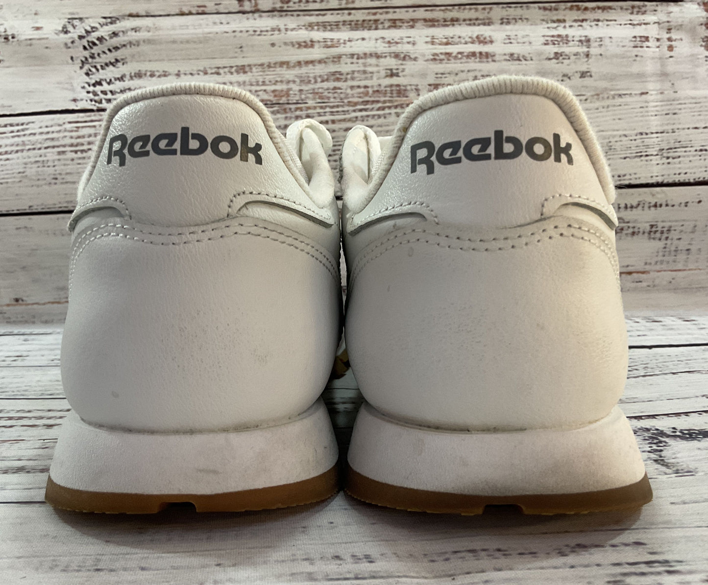 Reebok Men's Classic White Leather Low Top Sneakers Size 7
