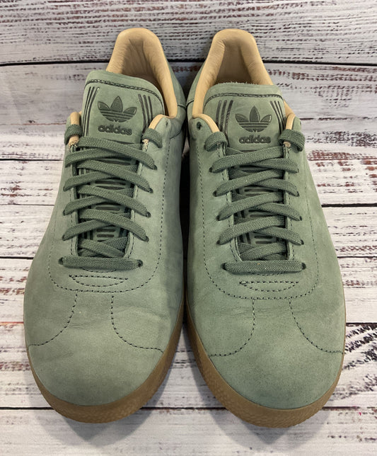 Adidas Gazelle Decon Men's Taupe Green Suede Low Top Sneakers Size 5.5 CG3705