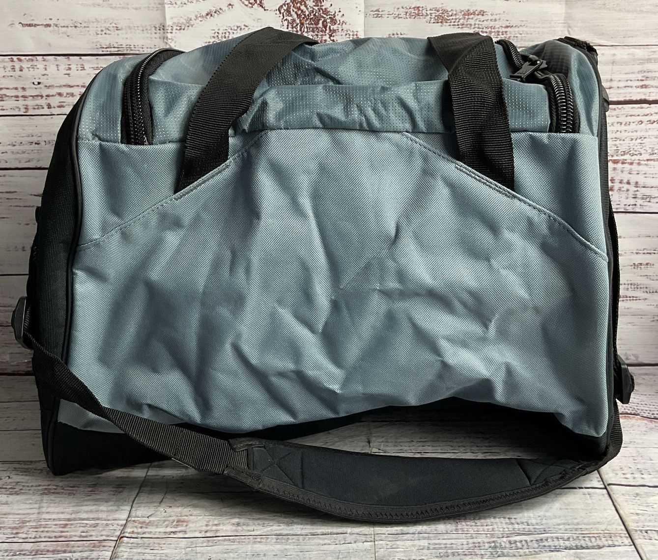 Adidas Nylon Ultra Tech Gym Bag Duffle Blue