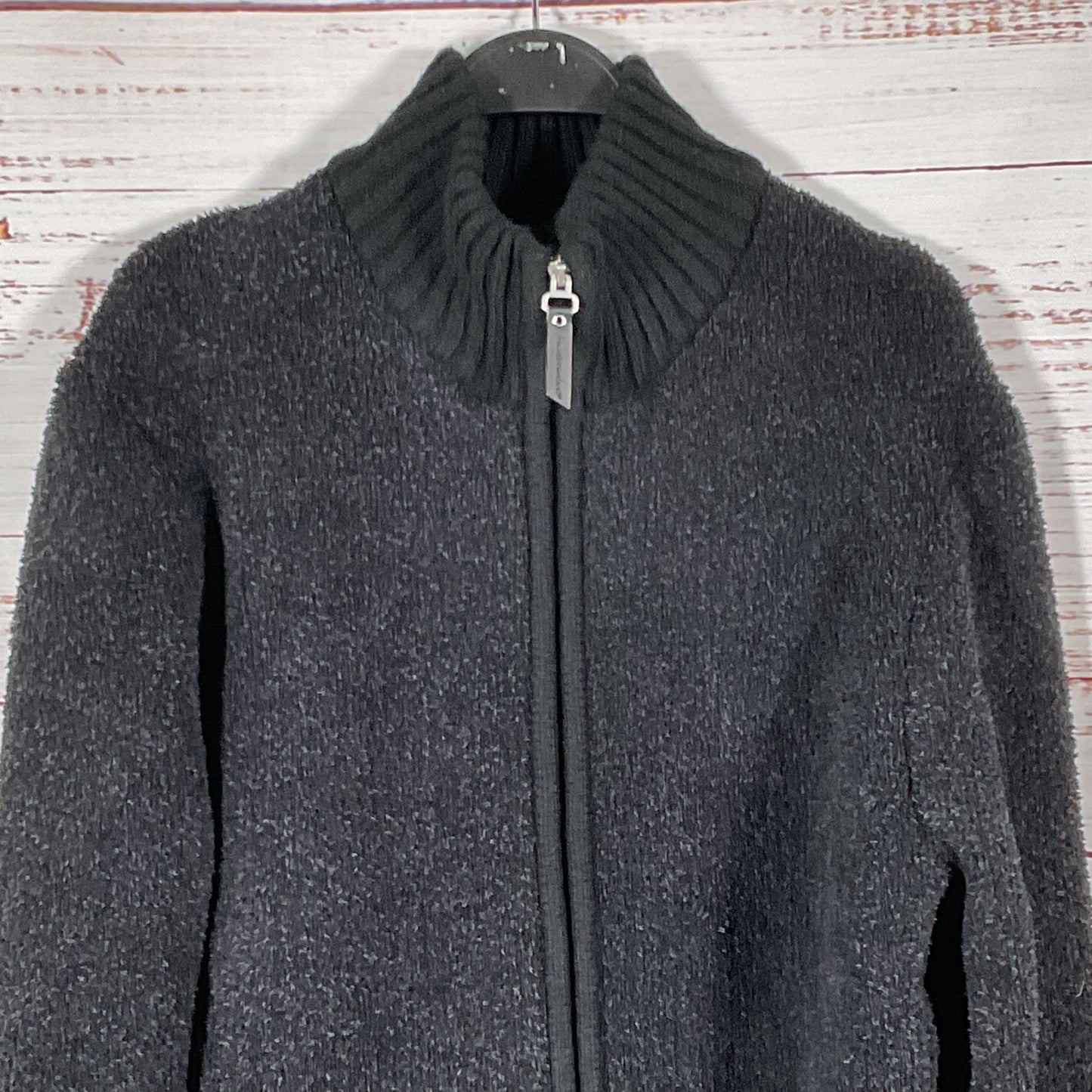 KASHWERE Women's Chenilla Lite Full Zip Jacket- SZ L