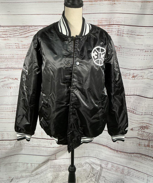 Men's Pistons Rosa Parks Button-down Jacket by Starter Size S