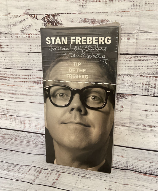 Stan Freberg Signed Tip Of The Freberg VHS & CD Collection