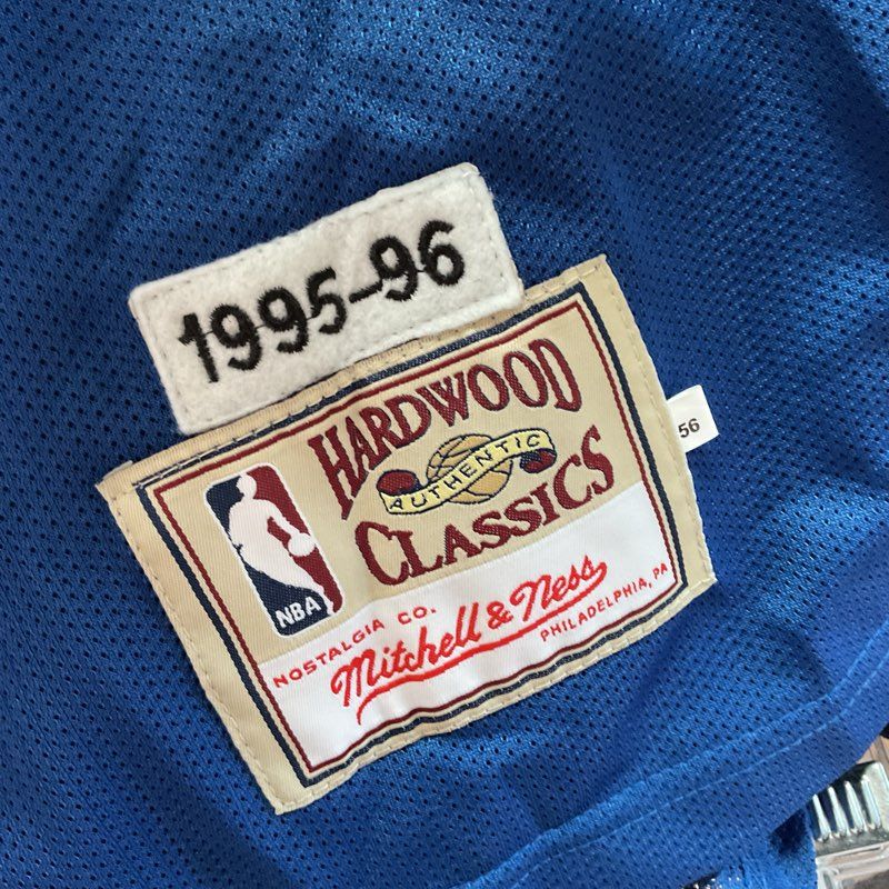 NWT MITCHELL & NESS Hardwood Classics GARNET #21 Jersey- SZ 56