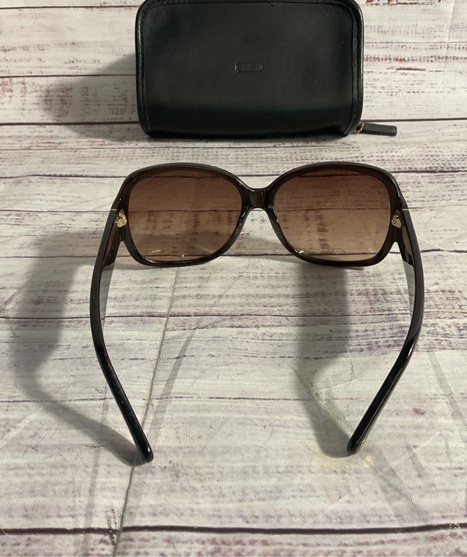 COACH Odessa S822 Brown Sunglasses With Case