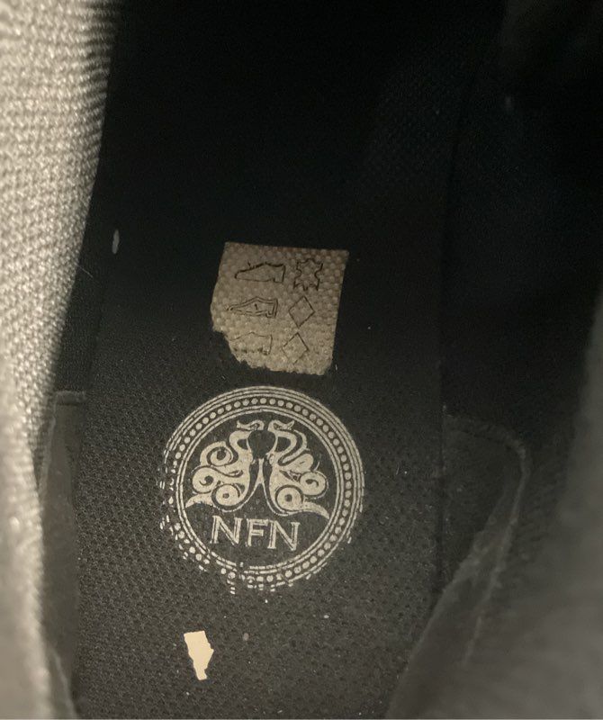 Gourmet NFN Men's Quattro Skate 2 X Black Scale Sneakers Size 13 US