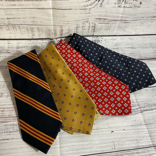Set of 4 BROOKS BROTHERS Men's Ties