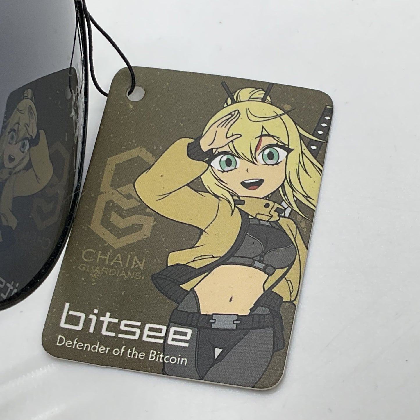 CHAIN GUARDIANS Bitsee Naka Promotion Unisex Aviator Sunglasses- 58[ ]14 138