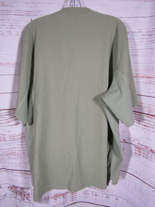 Lululemon Men's Green Water-Repellent Hiking Short Sleeve Shirt Size XXL