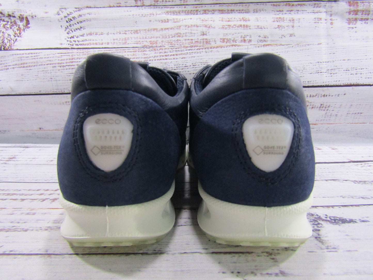 Ecco Cool Pro Women's Blue Leather Gore-Tex Waterproof Golf Shoes Size 5