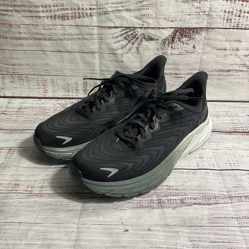 Hoka One One Arahi 6 Black Athletic Running Sneaker Women's Size 9.5 B