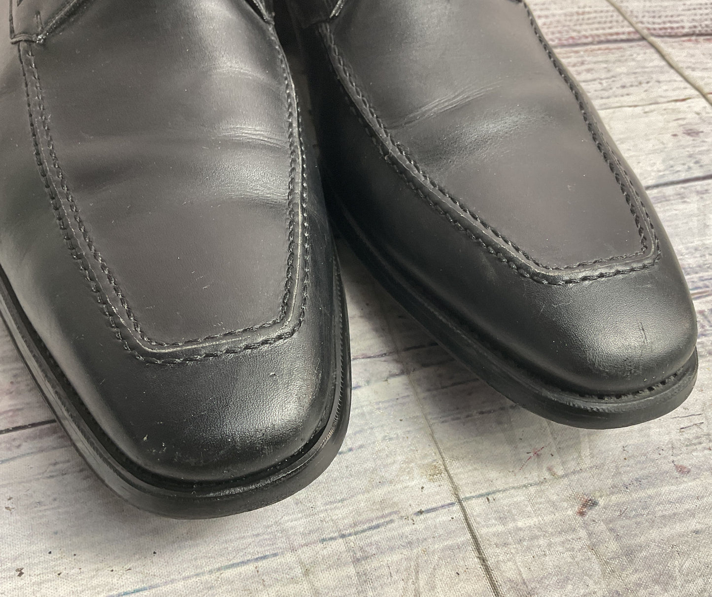 Magnanni Leather Oxford Dress Shoes Black 11