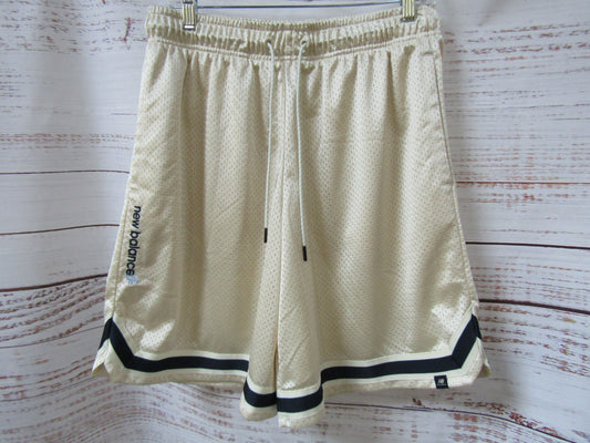 New Balance x Rich Paul Men's Beige Basketball Shorts Size L