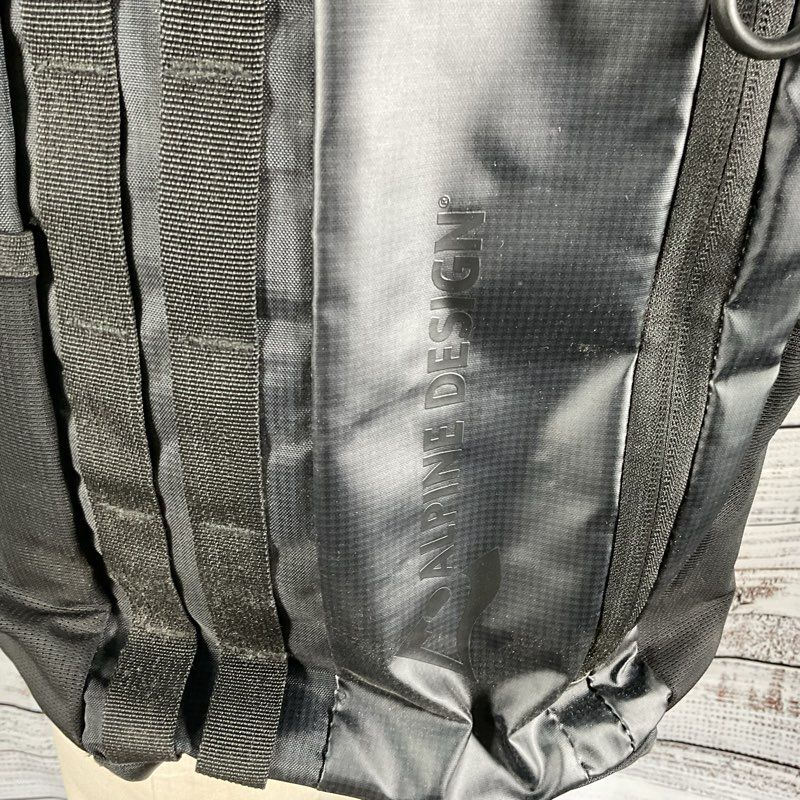 NWT ALPINE DESIGN Black Rugger Laptop/IPad Organizer Backpack
