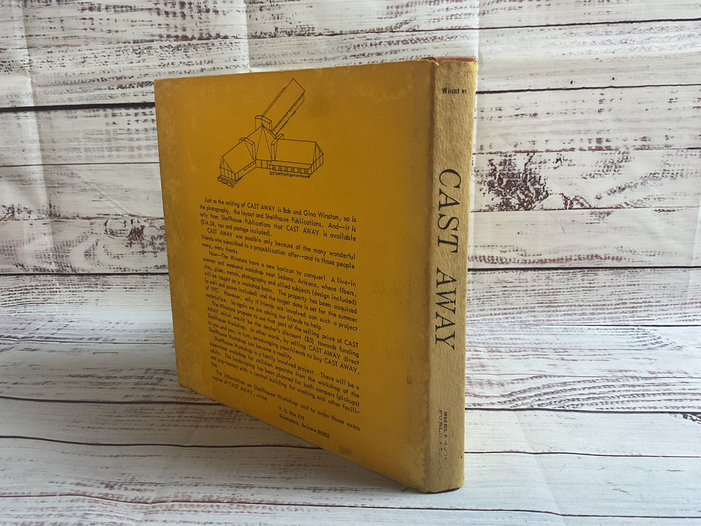 Cast Away By Bob & Gina Winston Book Original Edition