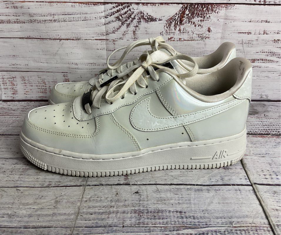 Nike Air Force 1 '07 LX Iridescent Hologram Mirror Summit Triple White 8