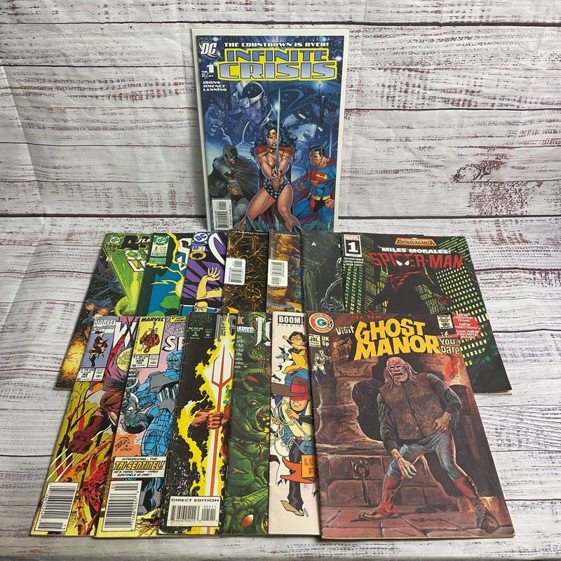 14 Pc. Mixed Comic Book Lot (Dc, Marvel, Vertigo, Dark Horse, Charlton)