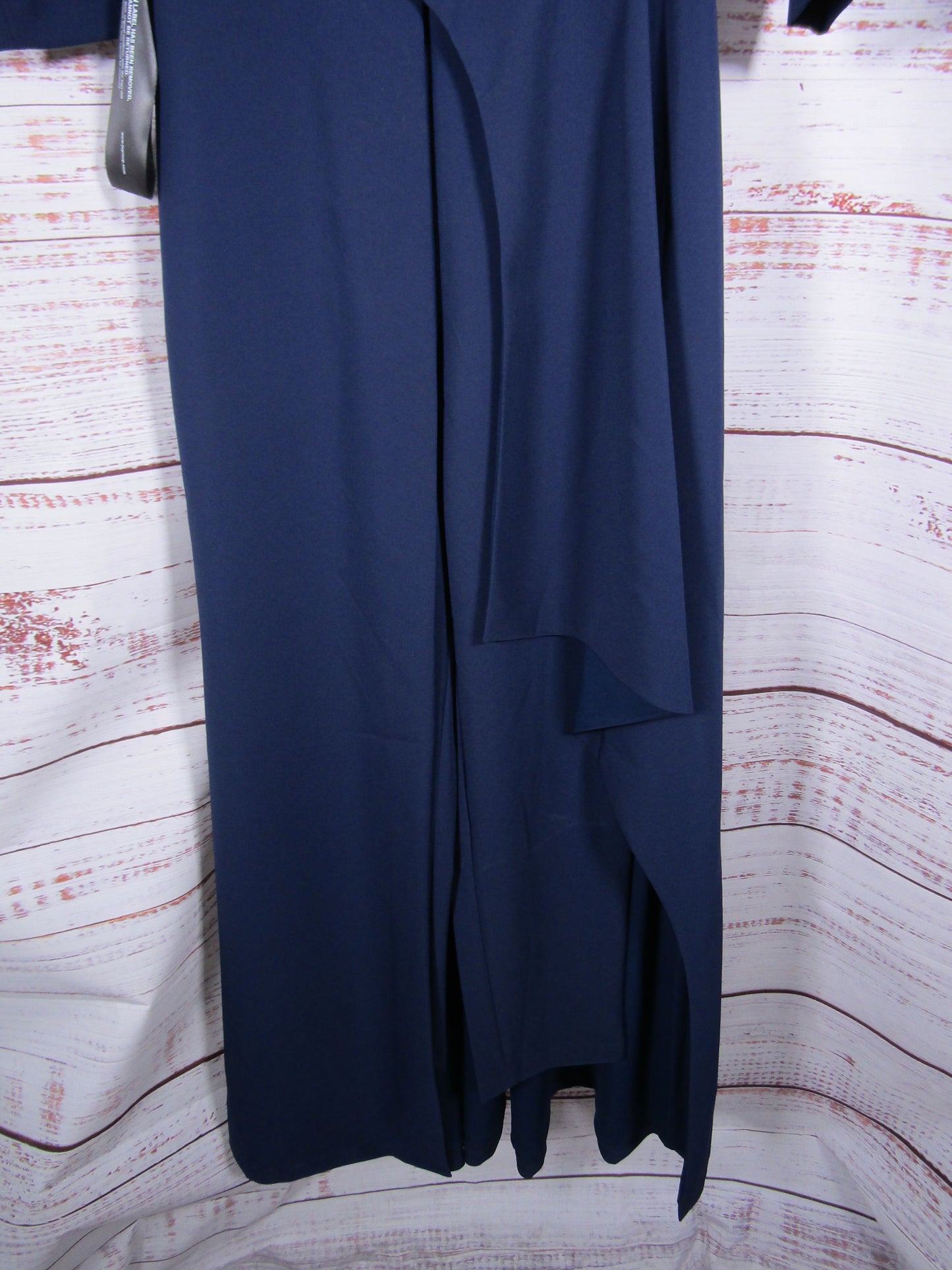 Kay Unger Gina Women's Blue Walk Thru Jumpsuit Size 2 5547465
