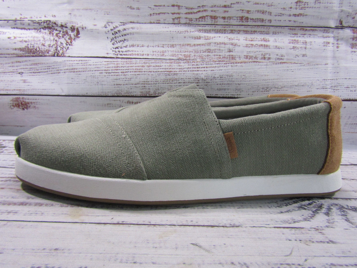 Toms Alp Fwd Men's Green Slip-On Shoes Size 10.5