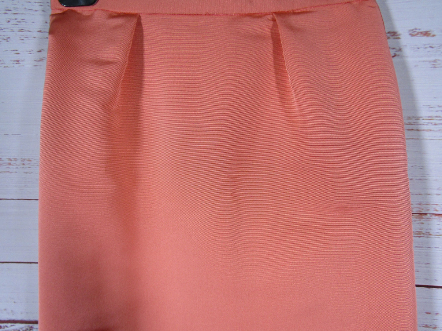 Lucy De Castenou Women's Salmon Lace Trim Pencil Skirt Size 6