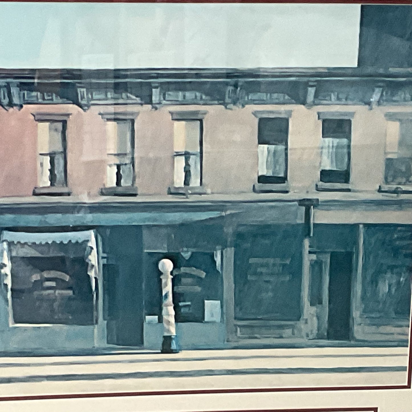 EDWARD HOPPER "The Art And The Artist" Exhibit Whitney Museum Lithograph