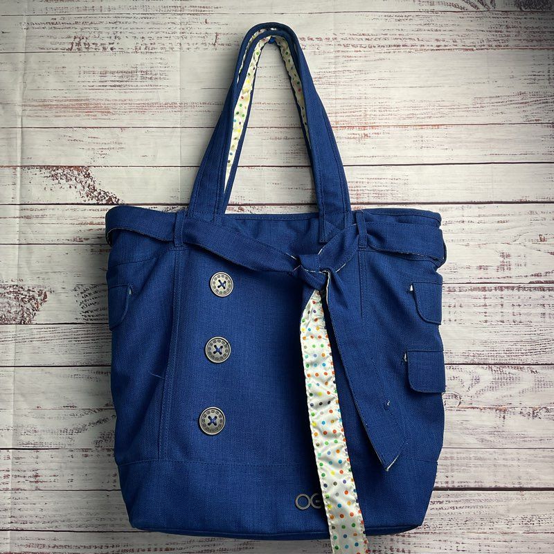 Ogio Hamptons Laptop Bag Blue Peacoat Chambray Tote