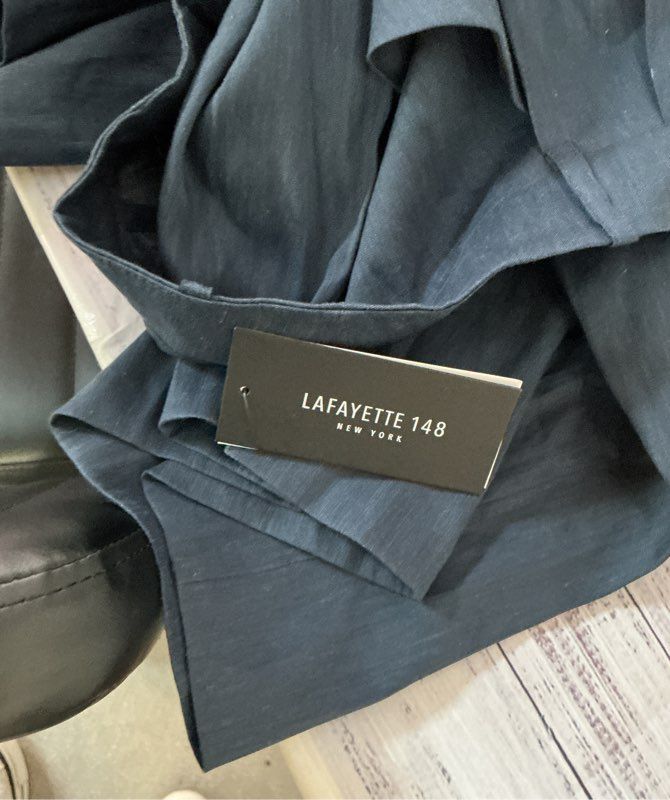 NWT Women's Lafayette 148 Linen Blend Shorts Size 10 Retail $278