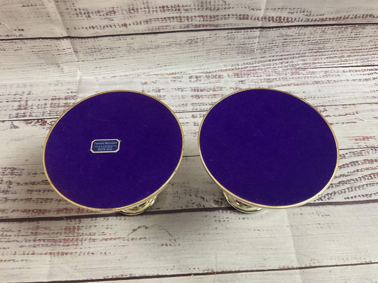 Set Of 2 Made In Japan Candlestick Holders