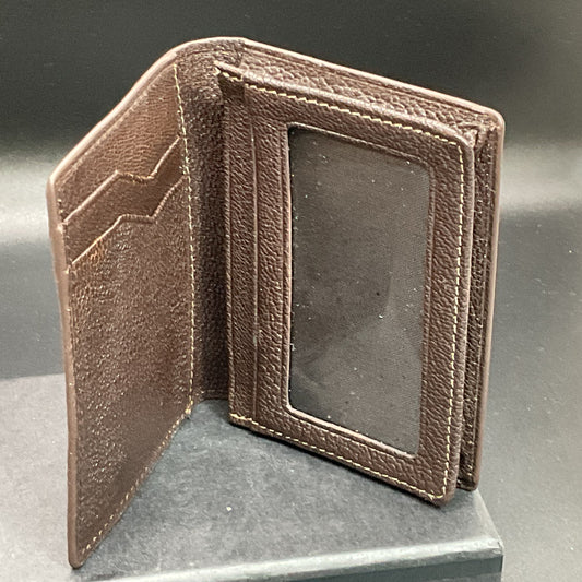 NWB TUMI Men's Bifold Brown Leather Wallet