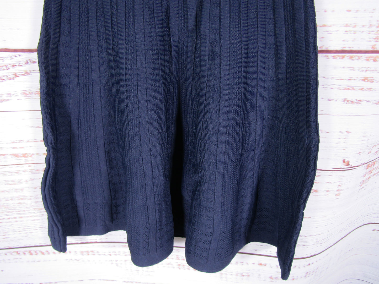 Aqua Girl's Navy Blue Short Sleeve Knit Dress Size XL 14/16