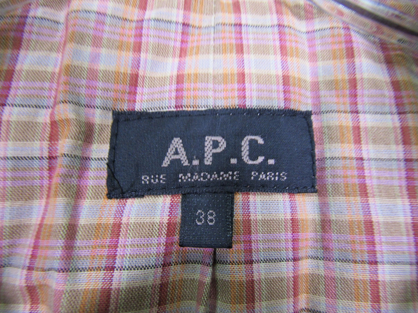 A.P.C. Chesterfield Women's Brown Corduroy Double Breasted Jacket Size 38