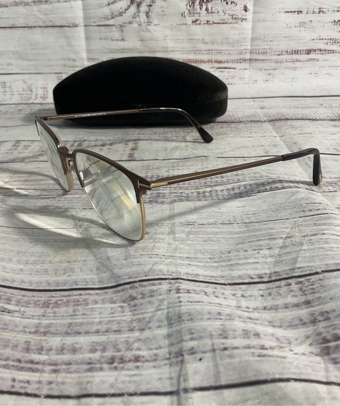 TOM FORD TF 5453 049 BROWN EYEGLASSES FRAMES 54-20 With Case Frames Only